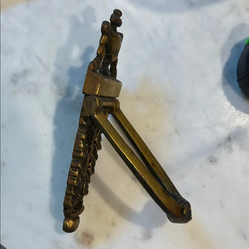 Antique Acanthus Leaf Brass Door Knocker